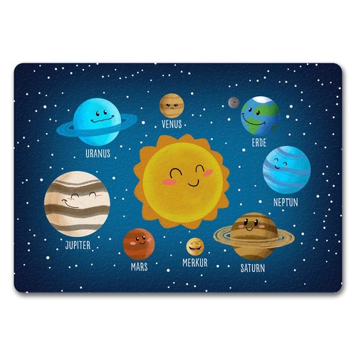 Sonnensystem fußmatte - fußmatte, in
