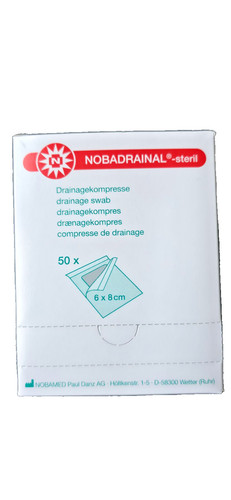 Nobadrainal steril 8cm - x,