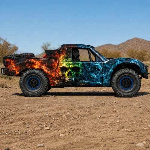 Traxxas udr body wrap decal - rc,