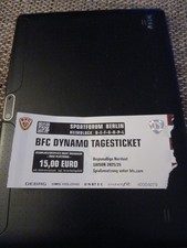 Alte Eintrittskarte BFC Dynamo
