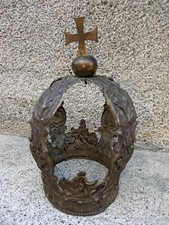 seltene Barock Krone getrieben
