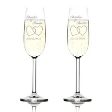 2er Set Sektgläser mit