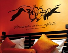 Wandtattoo versprechen Heirat
