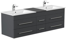 Badmöbel Waschplatz "Nero XL"