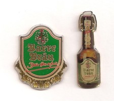 Zwei Verschiedene Privat Brauerei Barre Bier Pins - B