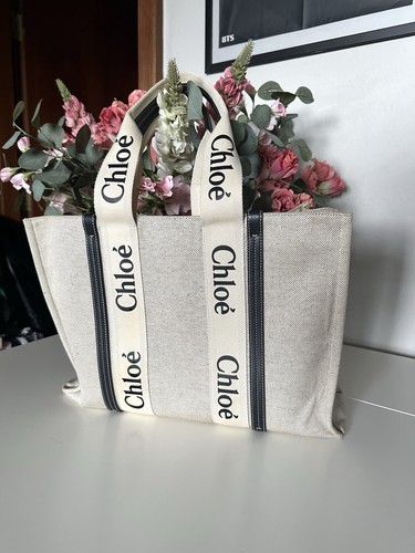 Chloé woody large tote bag - woody,