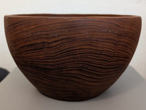 Alte teakholz schale schüssel - teakholz,