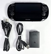 SONY PlayStation PS Vita PCH-1100AB01 Crystal Black 3G WLAN Modell Exc