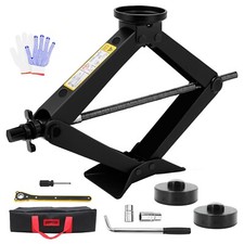 Car 3-Ton Scissor Jack Tire