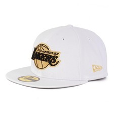 New Era Los Angeles Lakers 59Fifty Fitted Cap weiß 98228
