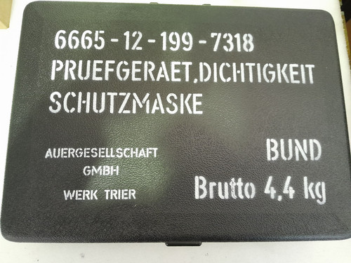 Prüfgerät auer gasmaske - auer,
