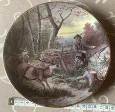 Wandteller Jagdmotiv Vintage -