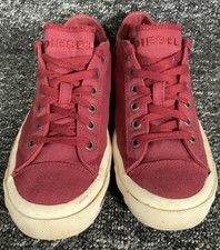 Diesel Exposure Low Red Canvas