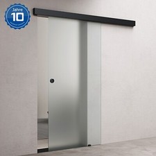 Glasschiebetür komplettset Softclose Zimmertür glas H:2050/2150mm 8mm ESG Nano