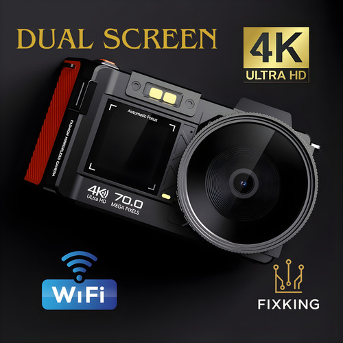 Uhd digitalkamera 70mp - 4k,
