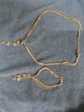 Damen Schmuckset; Collier + Armband, 925er Silber