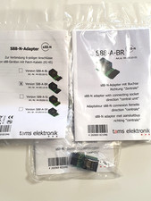 3 Stück TAMS Elektronik S88-A-BR 44-09110-01 Adapterstecker S 88