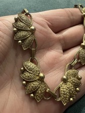 Theodor Fahrner - Collier, Kette - Art Deco - Silber 925 - vergoldet - 42,5 cm