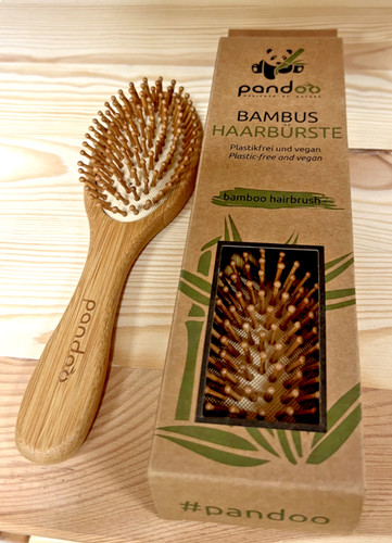 Pandoo bambus haarbürste mit - bambus,