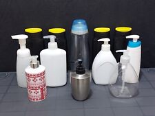 Shampoo Seifenspender Schaumspender Dosierflasche 12 Teile Edelstahl Kunststoff