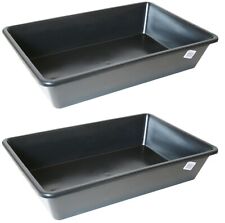 2x Ölauffangwanne 20L Ölauffangbehälter Kunststoffwanne Ölwanne Öl Auffangwanne