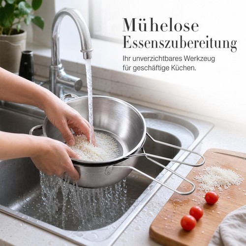 Edelstahl reissieb für die - für,