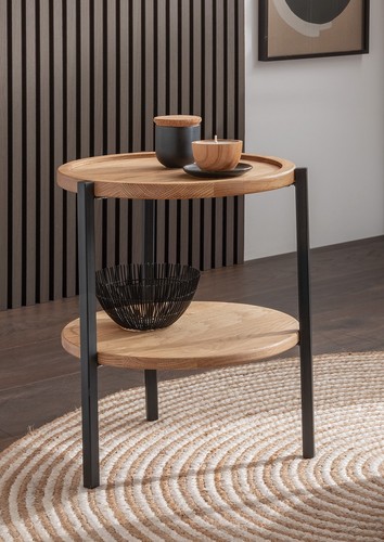 Beistelltisch 40cm massivholz - beistelltisch,