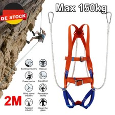 Profi Sicherheitsgurt Klettergurt Kletterausrüstung Baumpflege Fallschutz 150kg