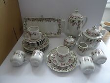 Seltmann Weiden Kaffeeservice 6 Personen Kirschblüte 23 Teile