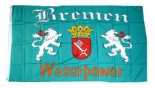 Flagge / Fahne Bremen Weserpower Fan Hissflagge 90 x 150 cm