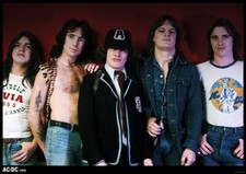 AC/DC POSTER BANDPICTURE WITH