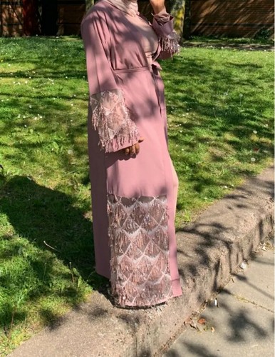 Pailetten dubai abaya kimono - pailetten,