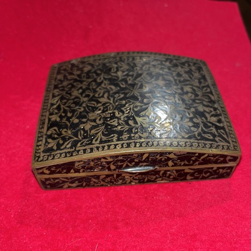 Antike metall schatulle reich - antike,