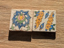 2 Antike Fliesen Kacheln  10,5