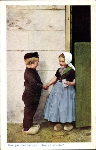 Walcheren zeeland kinder - ak,