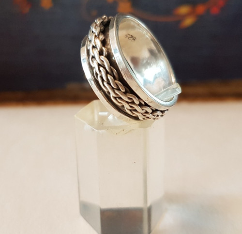 925 silber ring anti - silber, stress