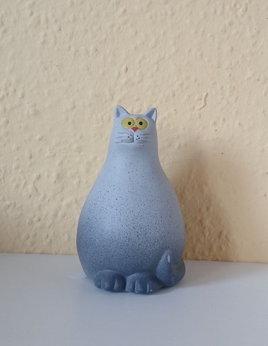 Süße deko katze aus - katze, ton