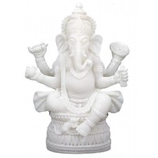 Ganesha Figur weiß -- 17 cm