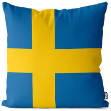 Schweden Sweden Kissenbezug Flagge Fahne Fan Kissen Kissenhülle EM WM Fussball
