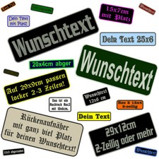 Aufnäher Rechteck abgerundet