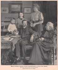Walter Leistikow mit Familie - 1907 ~16x19cm
