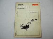 Hako Hakorette 220 (5030) Ersatzteilliste Ersatzteilkatalog 1970er Jahre