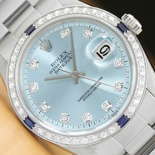 Herren Rolex Datejust Ice Blue