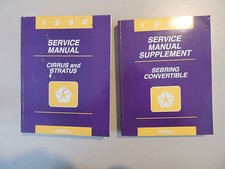 Shop Service manual Werkstatthandbuch Chrysler Sebring Convertible Cabrio 1996