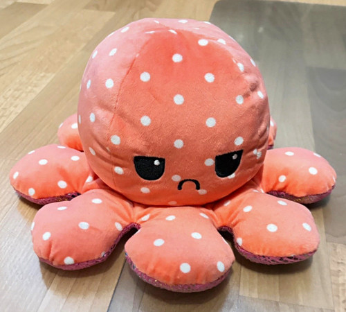 Wendbares oktopus stofftier - wendbares,