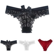 Damen Spitze transparent Tanga