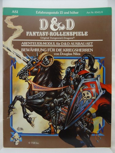 Bewährung für die - d&d,