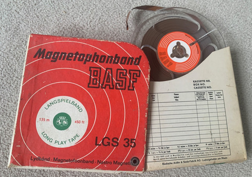 Magnettonband marke basf typ - marke,