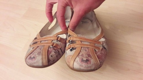 Airstep bedruckter leder