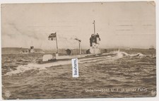 Unterseeboot in voller - ak,
